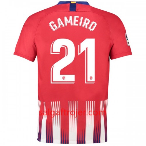 Atlético Madrid Fodboldtrøjer Gameiro 21 Hjemmebanesæt 2018/19 Kort ærmer Atlético Madrid Fodboldtrøjer Gameiro 21 Hjemmebanesæt 2018/19 Kort ærmer